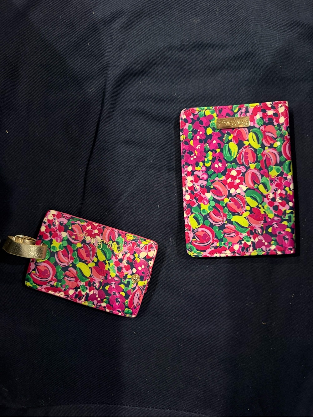 Lily Pulitzer Passport Holder & Luggage Tag Set